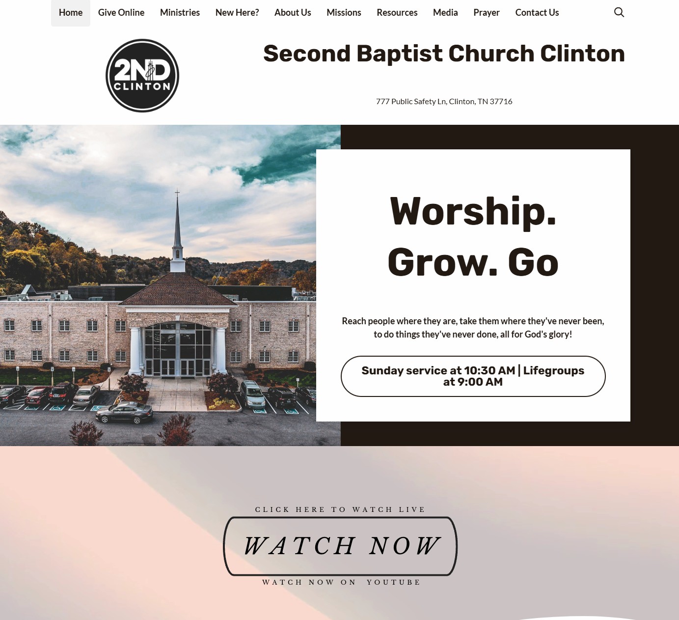 Website project preview three