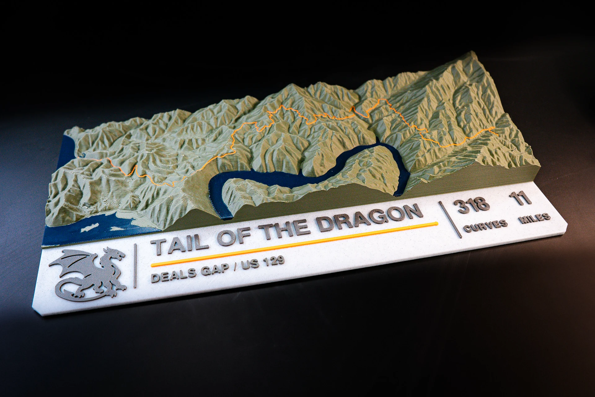 Tail of the Dragon · Terrain detail