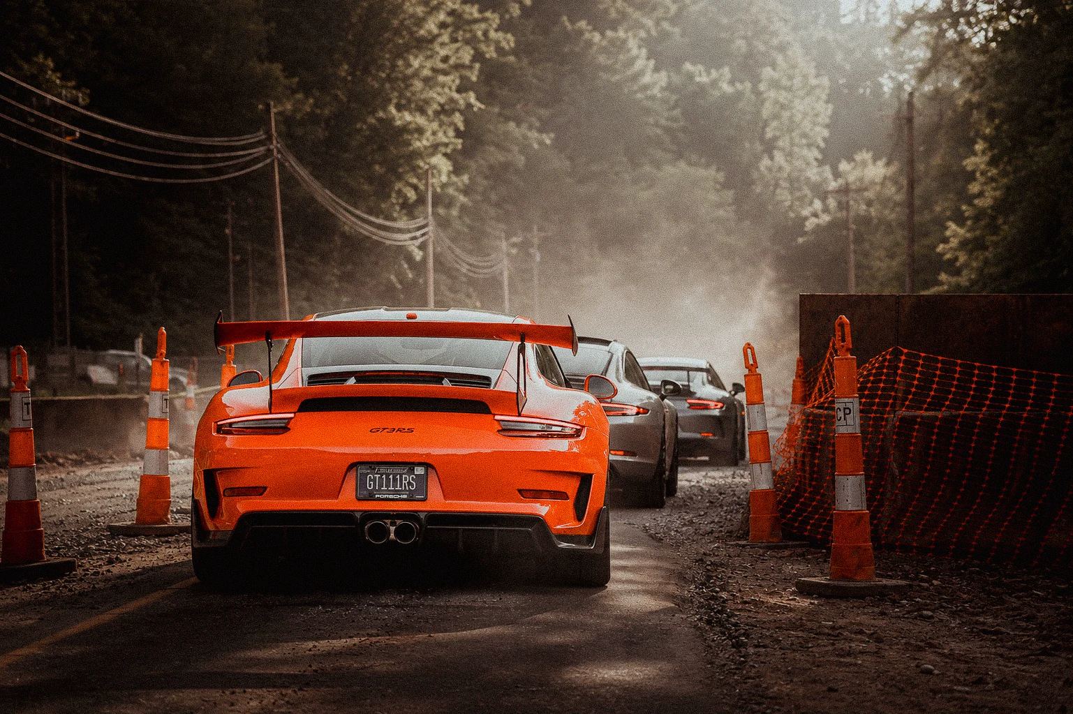 Porsche convoy · Mountain road edit